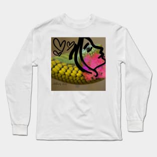 Infinite Allure: The Harmonious Confluence of Beauty and Serpent's Grace Long Sleeve T-Shirt